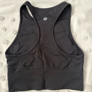 lululemon athletica black high neck Sports Bra